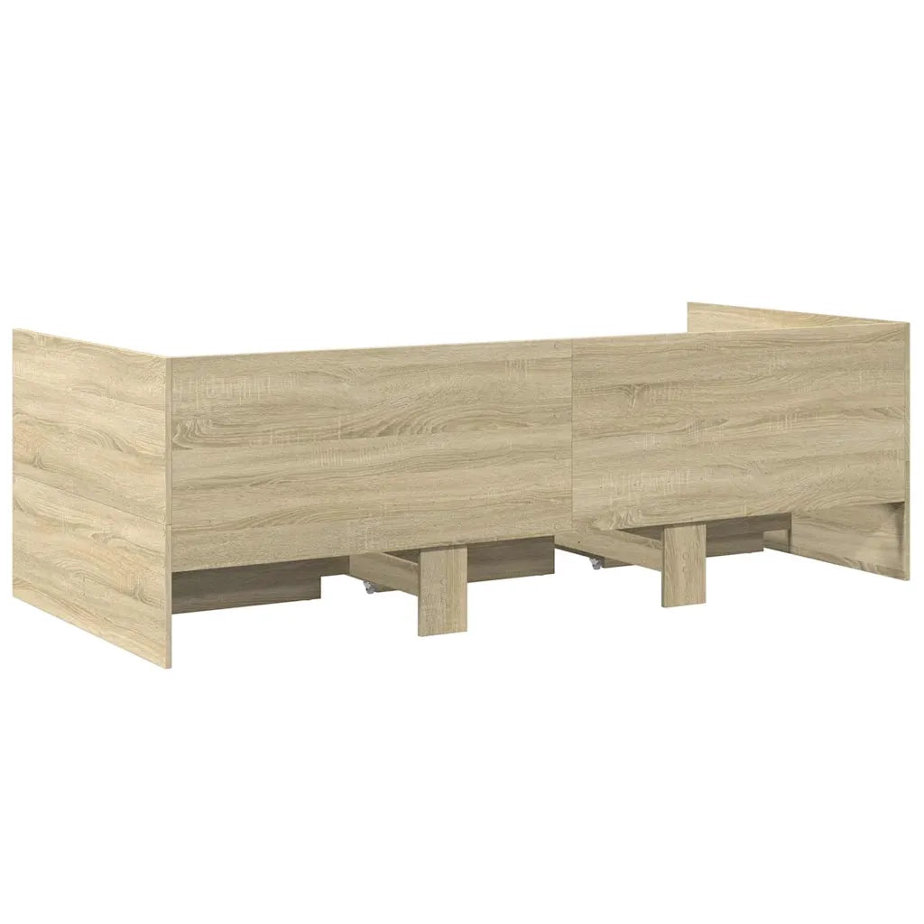 Divano Letto con Cassetti senza Materasso-Sofa Letto-Daybed 90x200 cm 431904