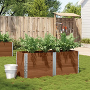 vidaXL Poggiapiedi da Giardino Marrone 150x50cm Legno Massello di Pino