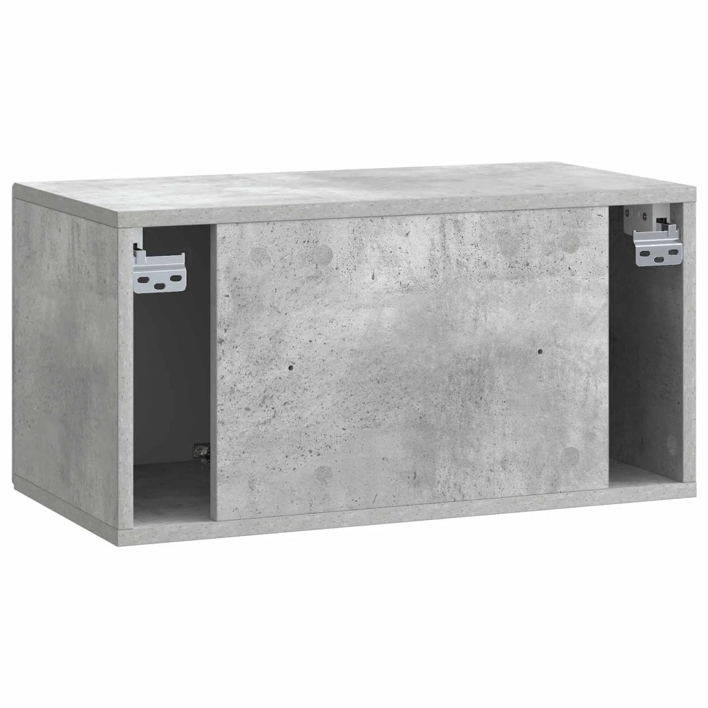 Mobile Porta TV da Muro Grigio Cemento 59,5 x 31 x 30 cm