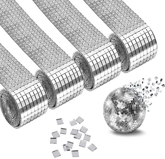 Tegole in Mosaico Riflettente - 5856 Pezzi - 5 x 5 mm - Per Progetti Fai da Te - Luccichio Lussuoso - Tegole Riflettenti
