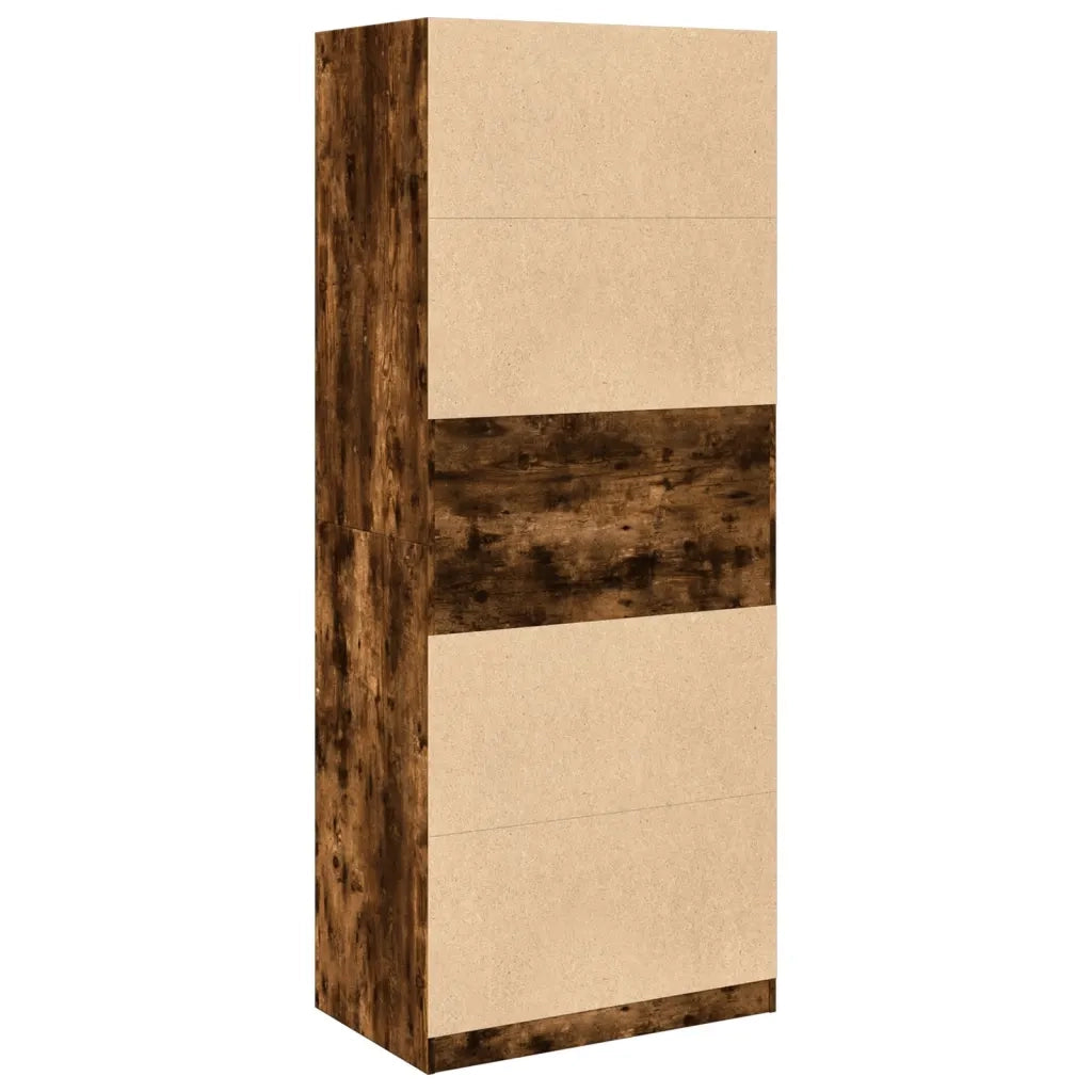 Armadio Rovere Fumo 80x50x200 cm in Legno Multistrato CFW1576394