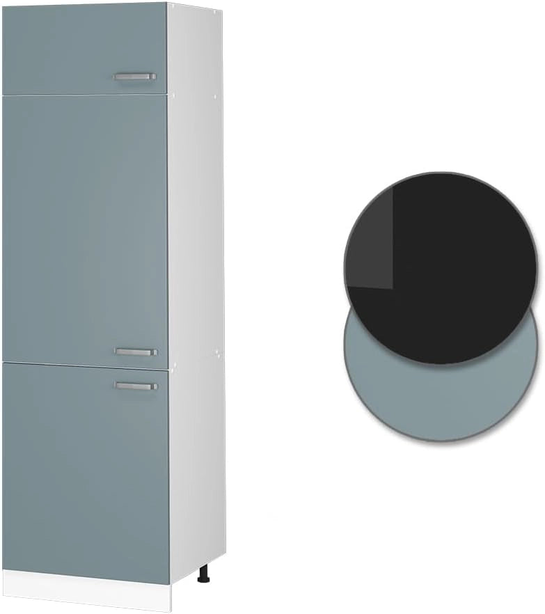 Armadio frigorifero R-Line, Grigio-blu, 60 cm, per la libera combinazione all'interno di sistemi cucina modulari