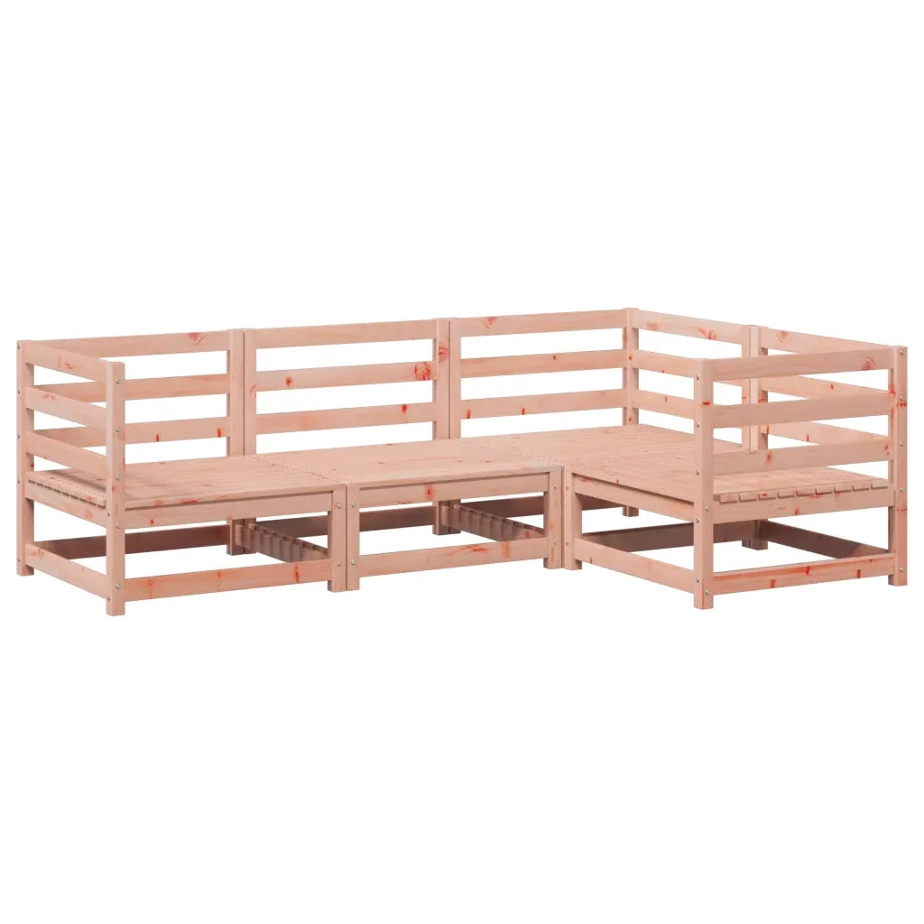 Set Divani da Giardino 4 pz in Legno Massello Abete Douglas 3299410