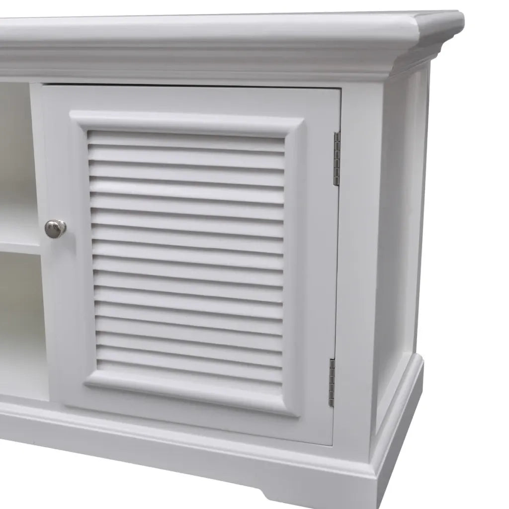 Mobile Porta TV Bianco in Legno 241373