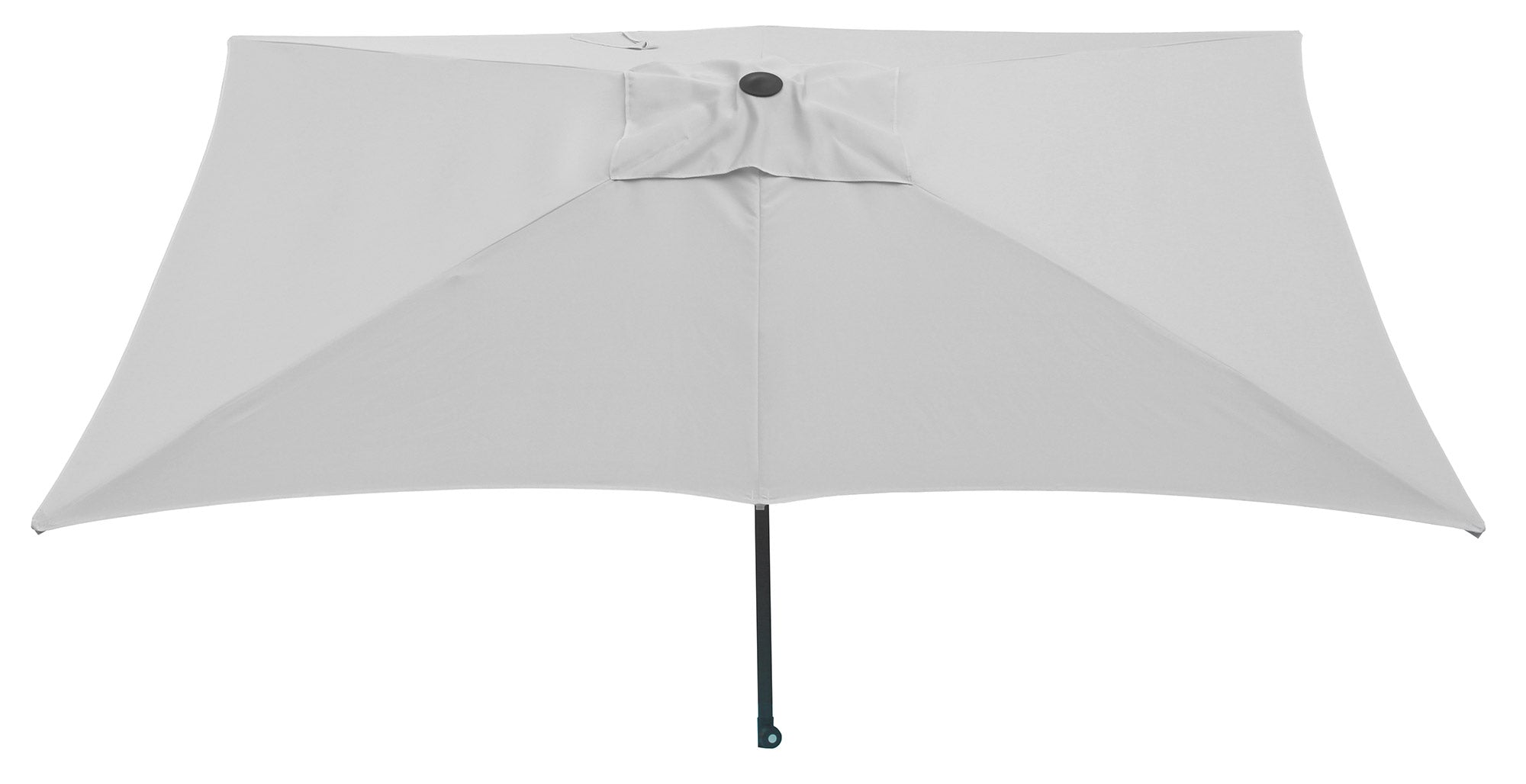 Ombrellone da Giardino 3x2 m Palo Ø38 mm in Alluminio Tessuto Poliestere Trend Bianco