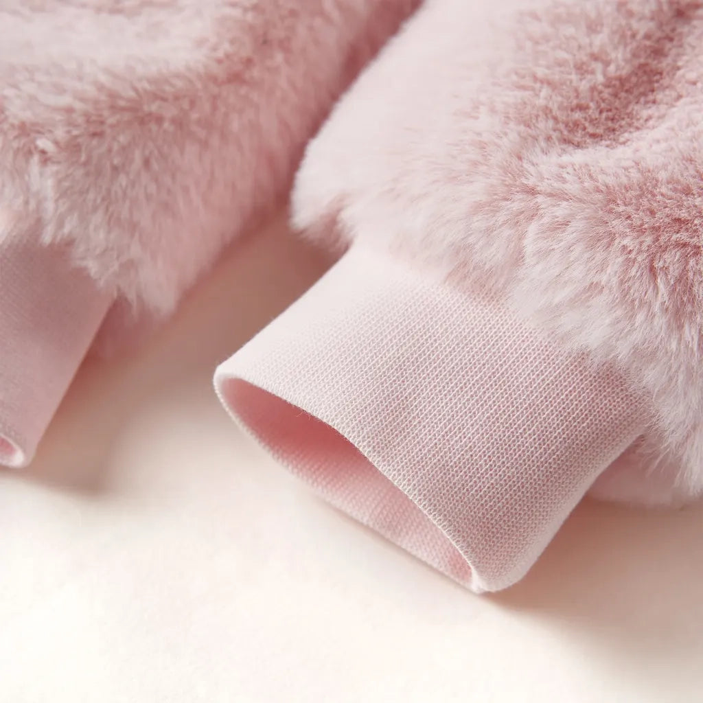 Giacca per Bambini in Pelliccia Sintetica Rosa 104 CFW5330794