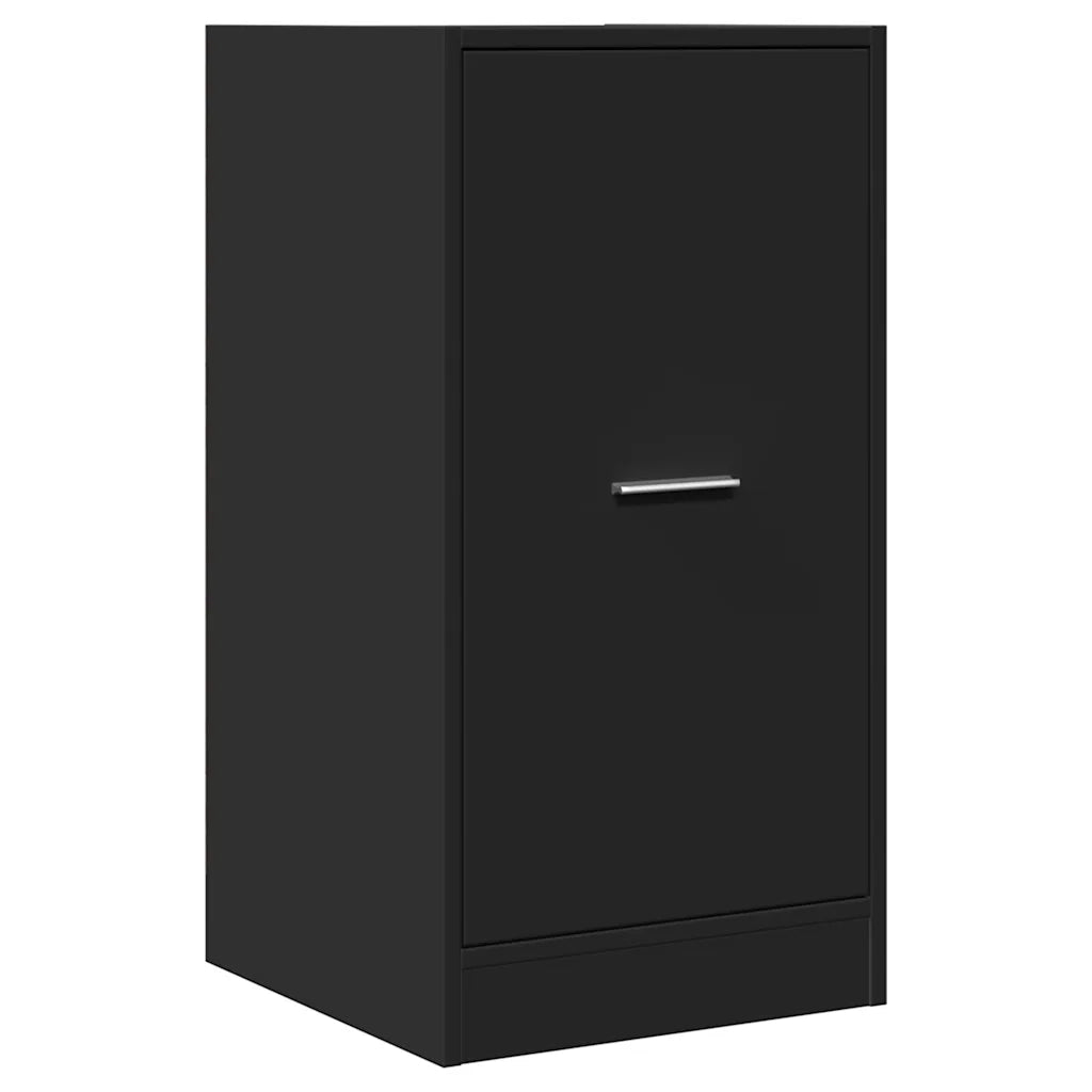 Armadietto da Farmacia Nero 40x41x77,5 cm in Truciolato