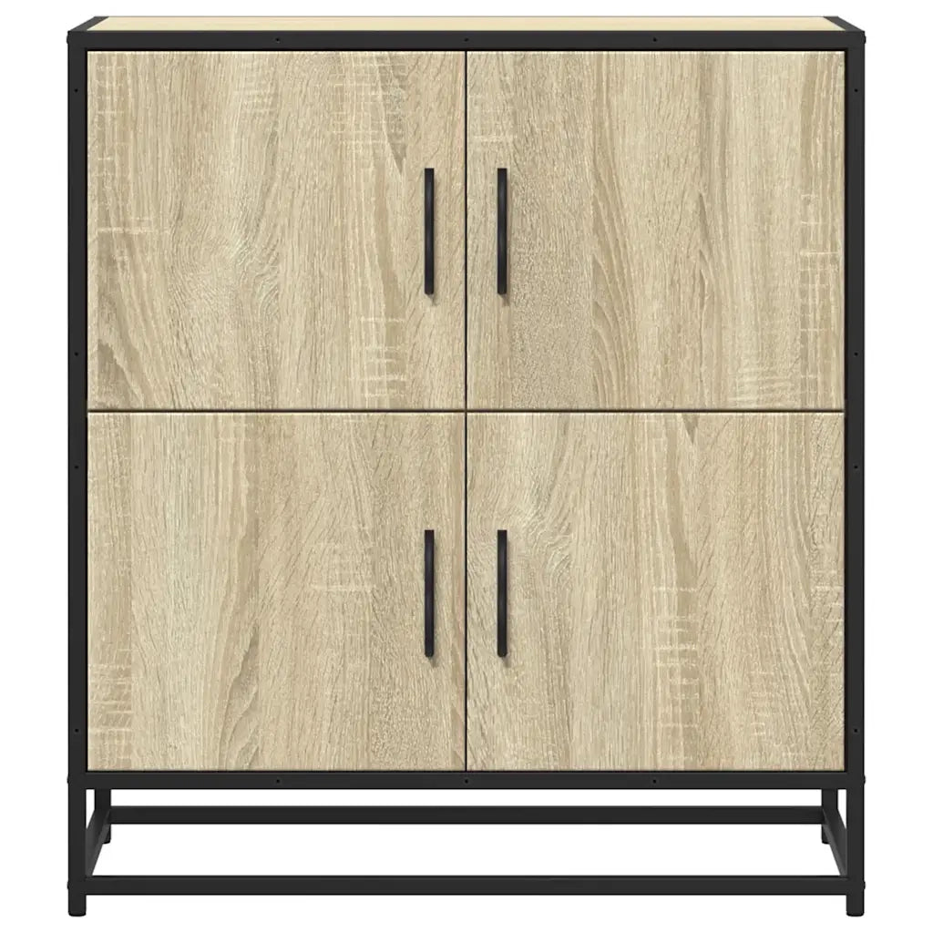 Credenza Rovere Sonoma 68x35x76 cm in Legno Multistrato