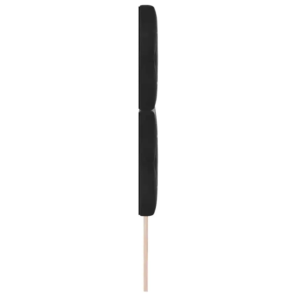 Testiera con testiera Nero 200 cm Pelle Sintetica 3337778