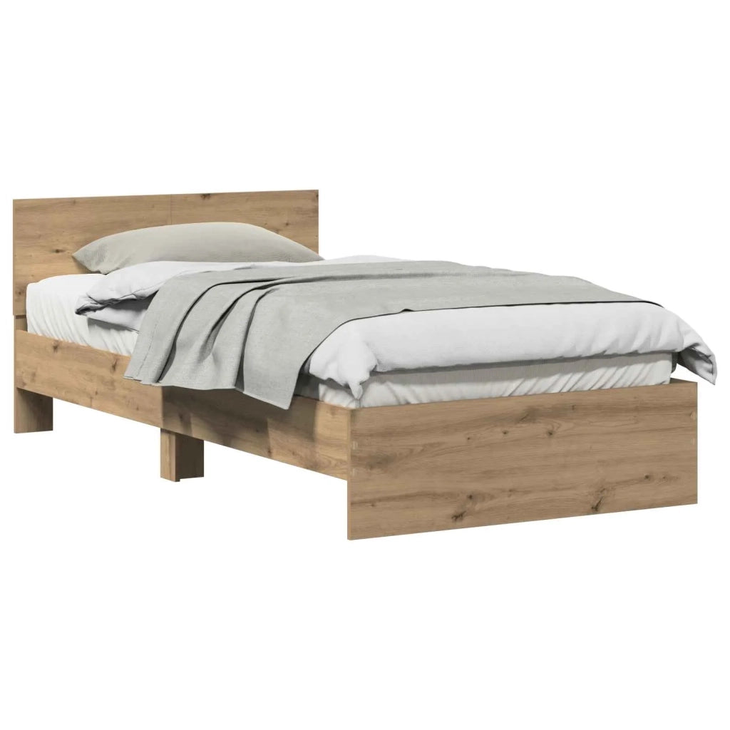 Struttura del letto Rovere artigianale 203 x 104 x 70 cm