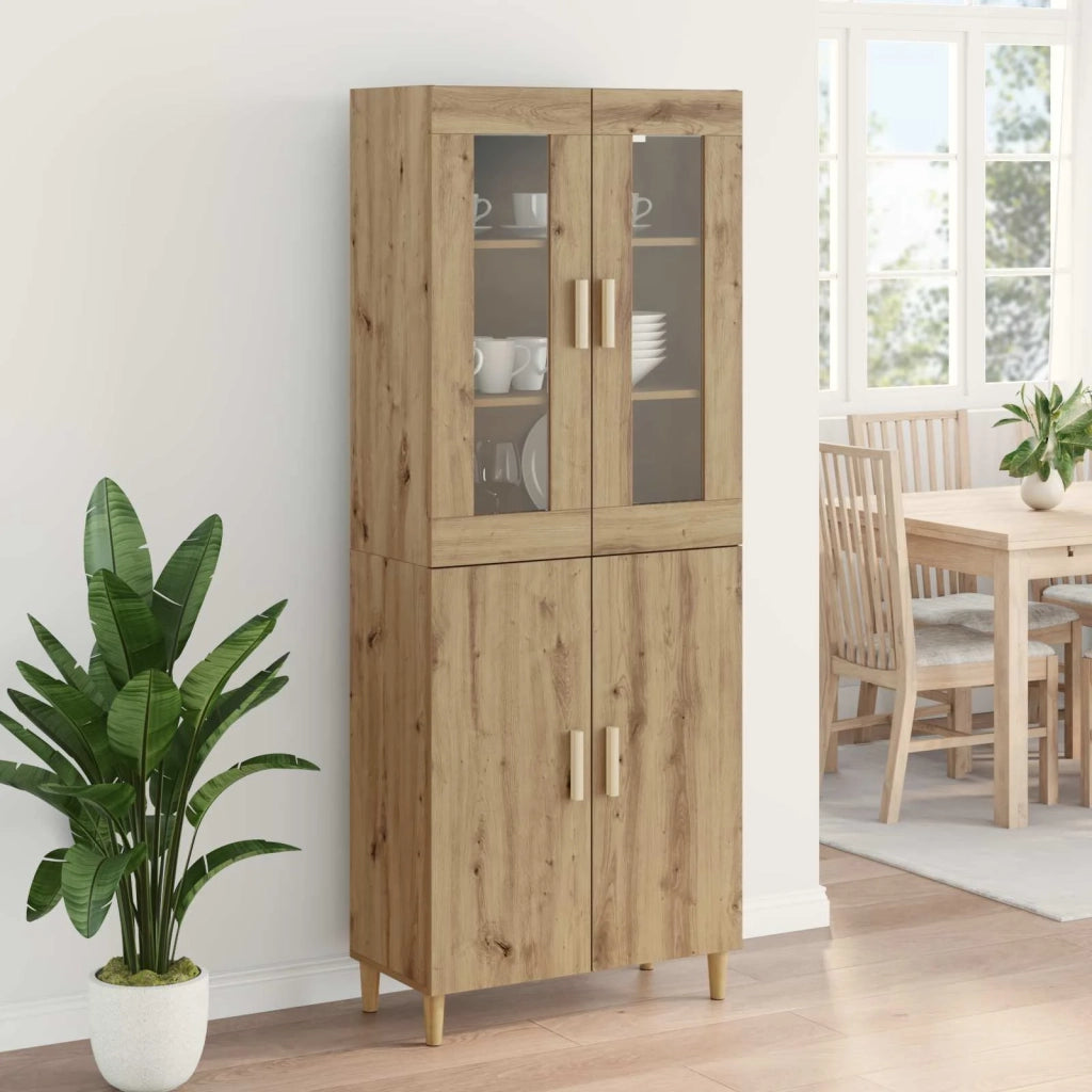 Credenza | Madia | Buffet da pranzo | Armadio da pranzo Rovere artigianale 69,5 x 34 x 180 cm