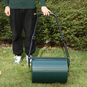 Rullo da giardino per prato in metallo verde con capacità 30 L e struttura smontabile