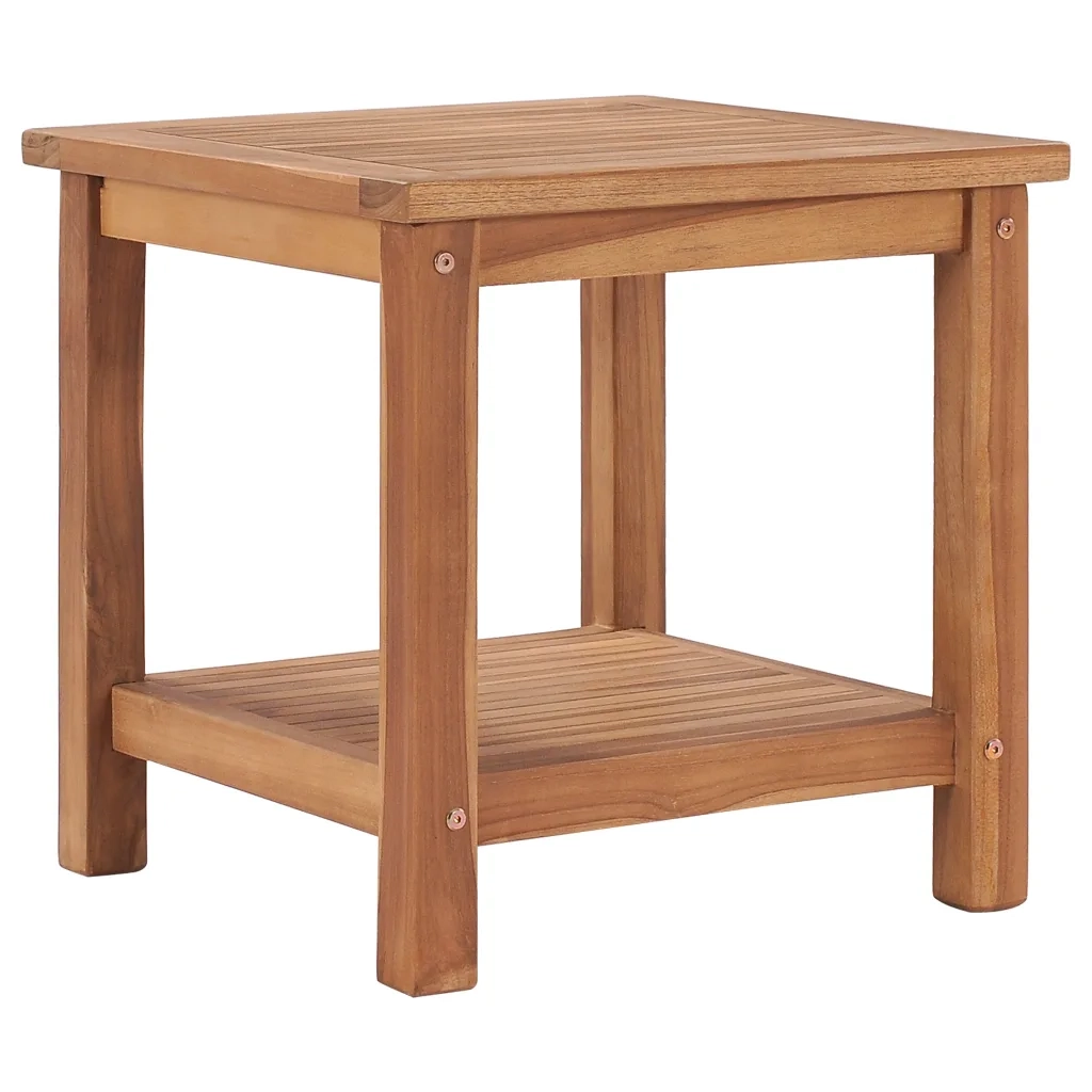 Tavolino da CaffÃ¨ 45x45x45 cm in Legno Massello di Teak