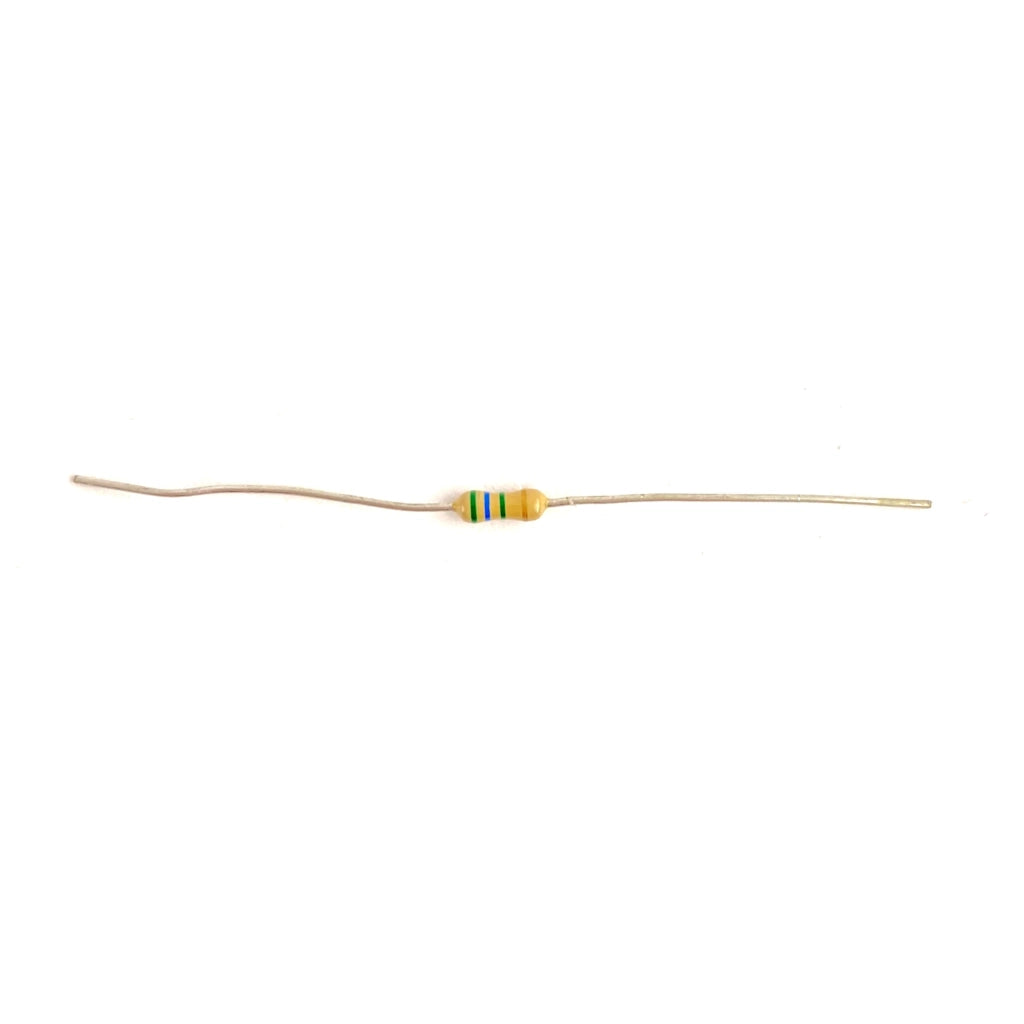 Resistore 1/4 watt pasta di carbone 5.6M +-5% Aleyay