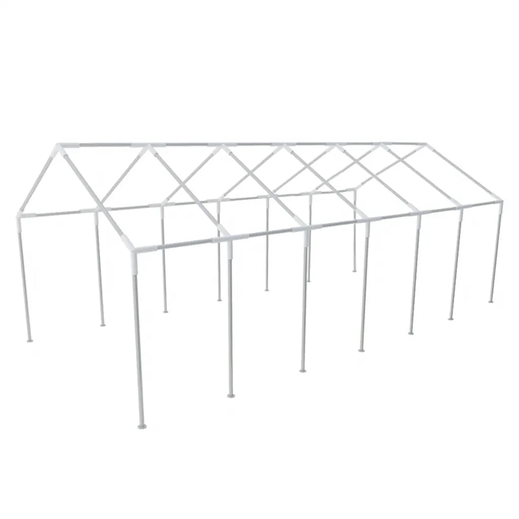 Tenda per Festa da Giardino Bianca 12 x 6 m 271798