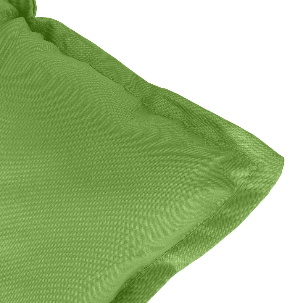 vidaXL Cuscini Sedia Schiena Bassa 2 pz Verde Mélange 100x50x7 Tessuto