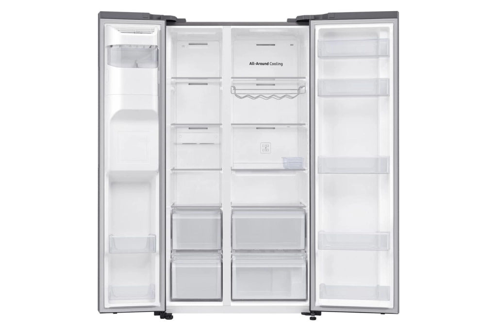 SAMSUNG RS65DG54R3S9EF Frigorifero Side by Side 635 Litri Classe E Wifi dispenser acqua con allaccio Inox