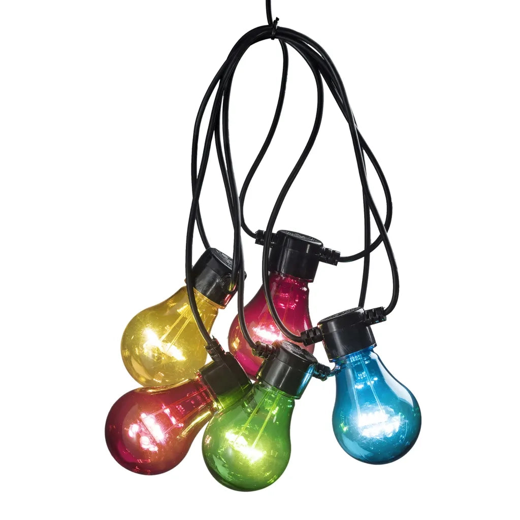 KONSTSMIDE Luci per Feste con 10 Lampadine Set Estensione Multicolore 436559