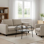 Tavolino da salotto Sonoma grigio 70 x 50 x 51 cm 8007771