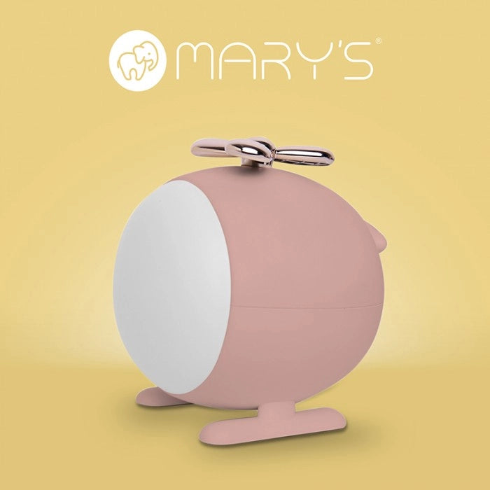 Lampada notte bimbi wireless elicottero rosa LED 2,5W Mary's