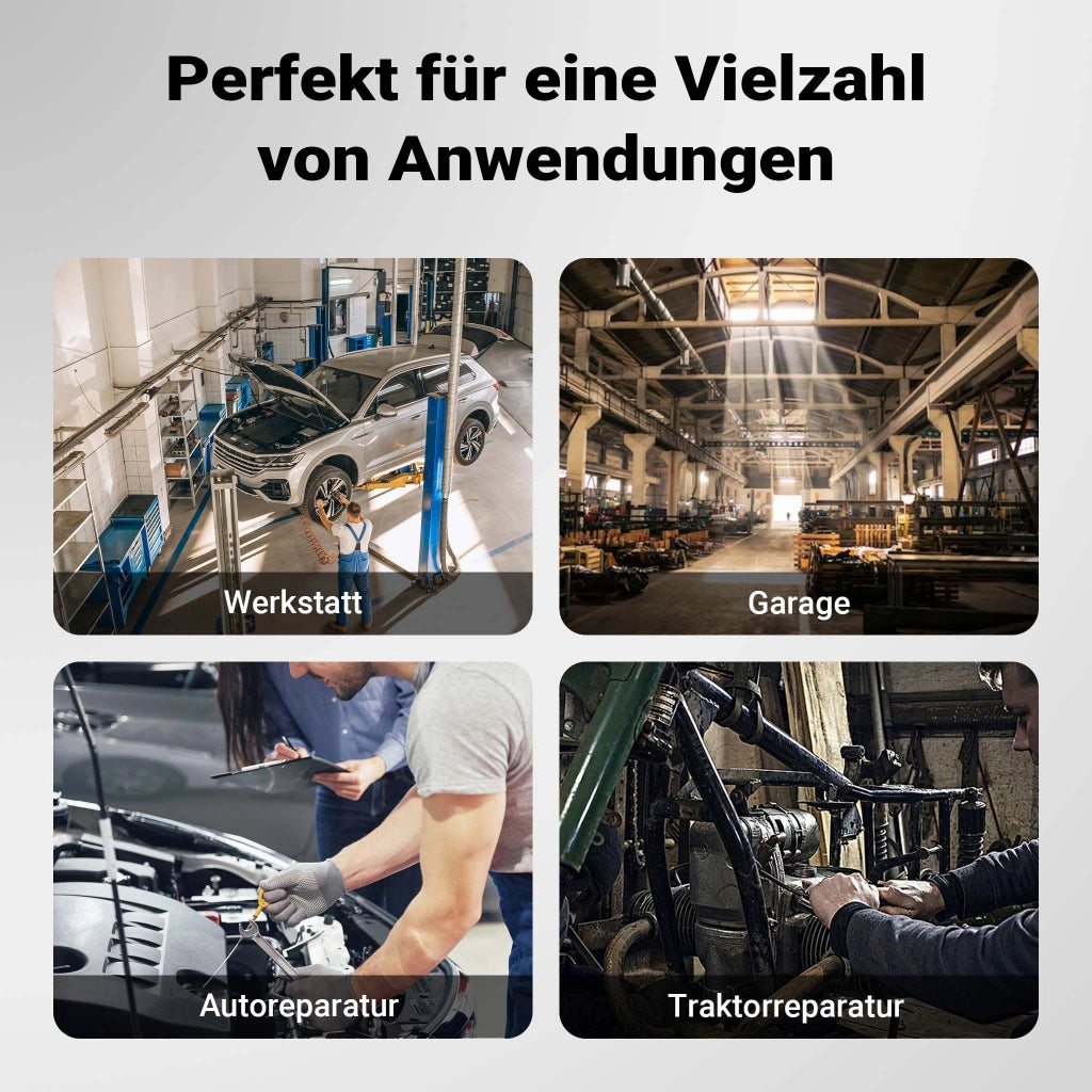 Tester per iniettori diesel, revisione ugelli di iniezione, manometro 0-600 bar, con adattatori, leva manuale, per controllo, calibrazione, regolazione della tenuta