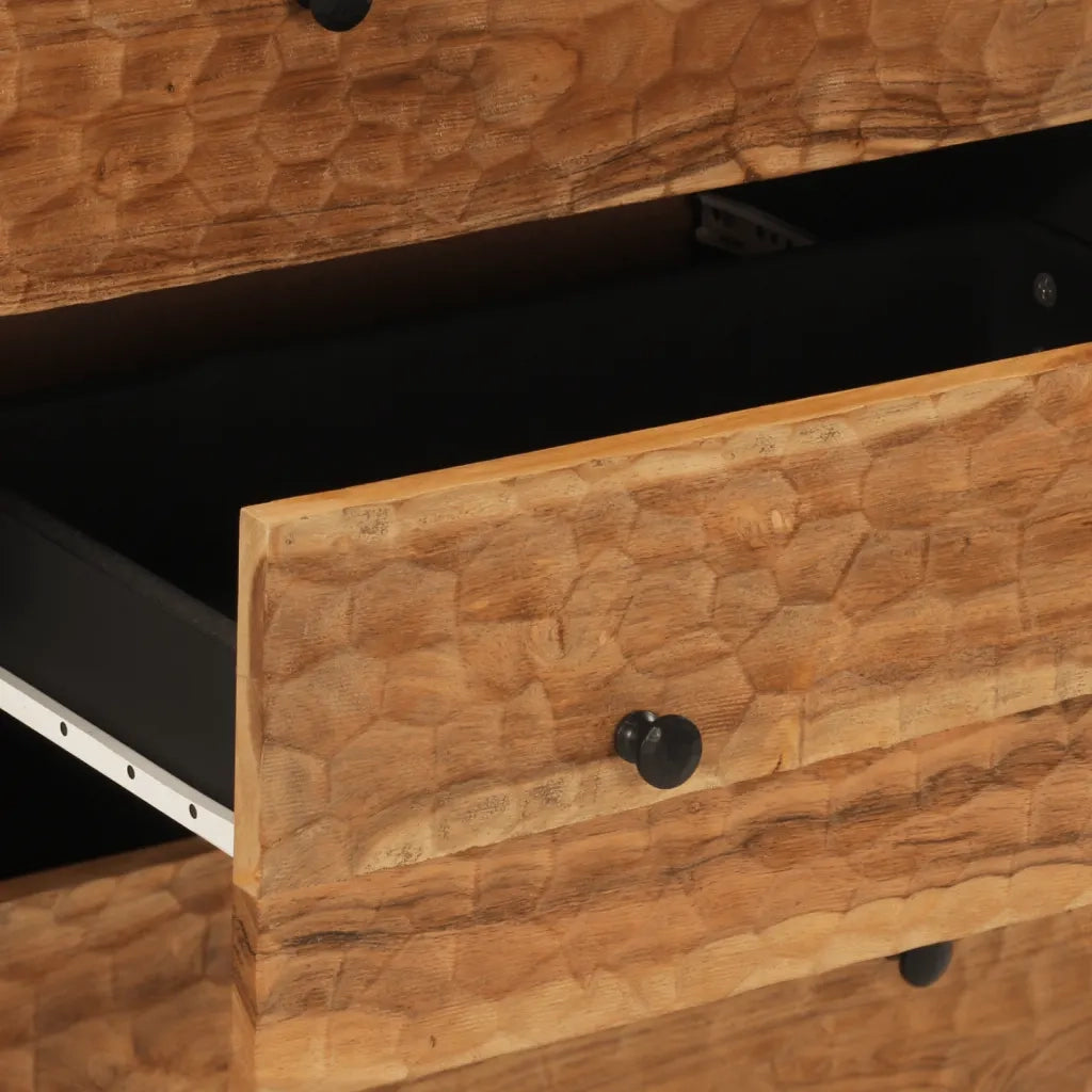 Credenza-Buffet-Armadio da cucina 60x33x75 cm in Legno Massello di Acacia 339338