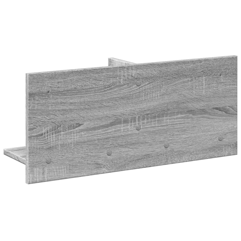 Armadietto a Muro | Mobile a Parete 70x16,5x30cm Grigio Sonoma in Legno Multistrato