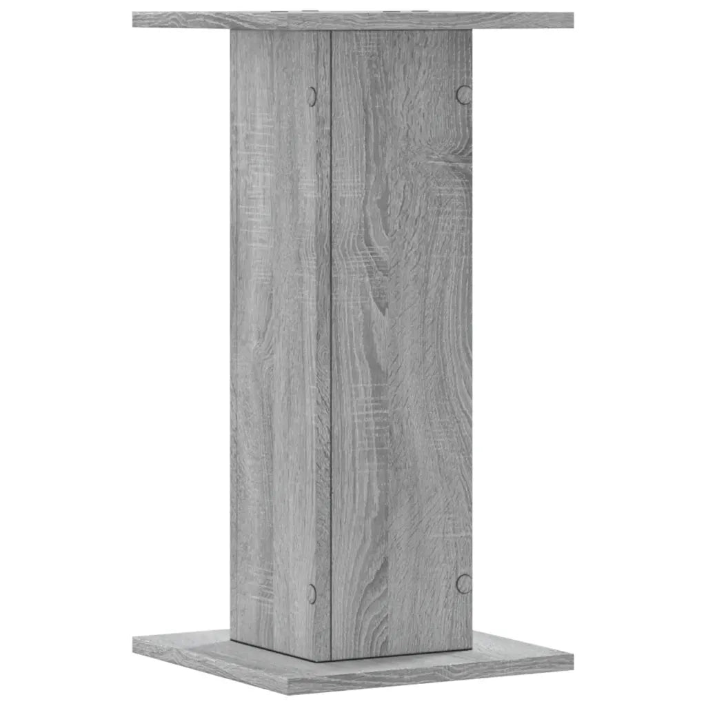 vidaXL Supporti Altoparlanti 2 pz Grigio 30x30x40 cm in Multistrato