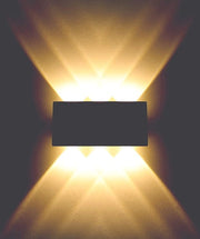 Lampada da Parete LED 6W | Impermeabile IP54 | Design Moderno | Luce Calda per Interno ed Esterno | Ideale per Salotto, Camera da Letto, Corridoio e Scale