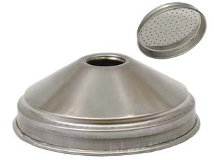 SOFFIONE DOCCIA IN ACCIAIO INOX  ø mm.100