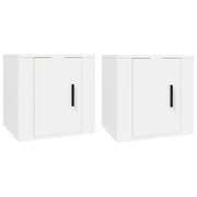Mobile TV multimediale da parete mensola TV credenza mobile TV sala da pranzo soggiorno camera da letto 2 pezzi 40 x 34,5 x 40 cm bianco 02_0028909