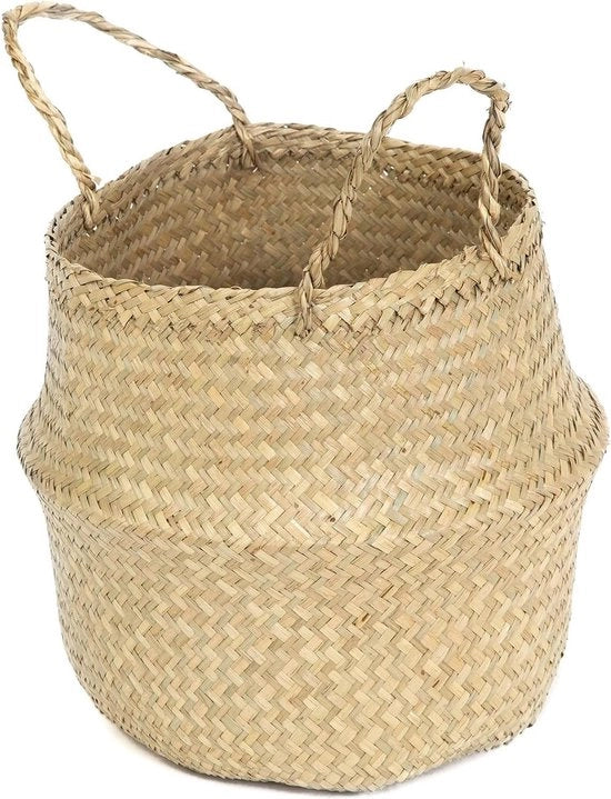 Mazzo di Gramigne a Mano Medio Naturale 27x27x26 cm - Sku: RAN8405 - Collezione dell'Abdomine