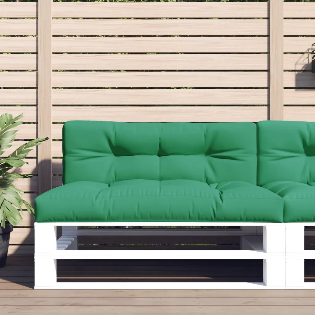 Cuscino per pallet | Cuscini per sedie Verde 120x40x12 cm in Tessuto