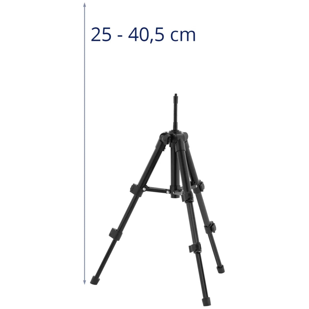 Treppiede per fotocamera 248-404 mm filettatura 1/4 di pollice lega di alluminio ABS nero 14_0010151
