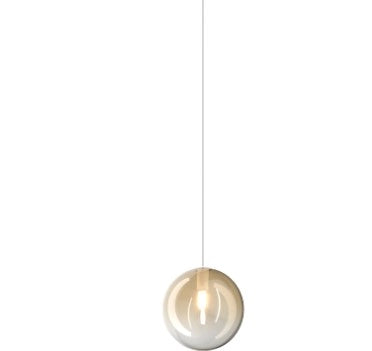 SOSPENSIONE CROMO 5 LUCI TONDA VETRI OR + BR + AM + RA + FU 1184CR-S5 T-MS