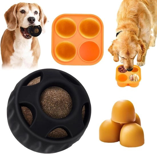 Cibo di Lunga Durata, Giocattolo Interattivo per Cani. Riciclabile e Facile da Pulire.