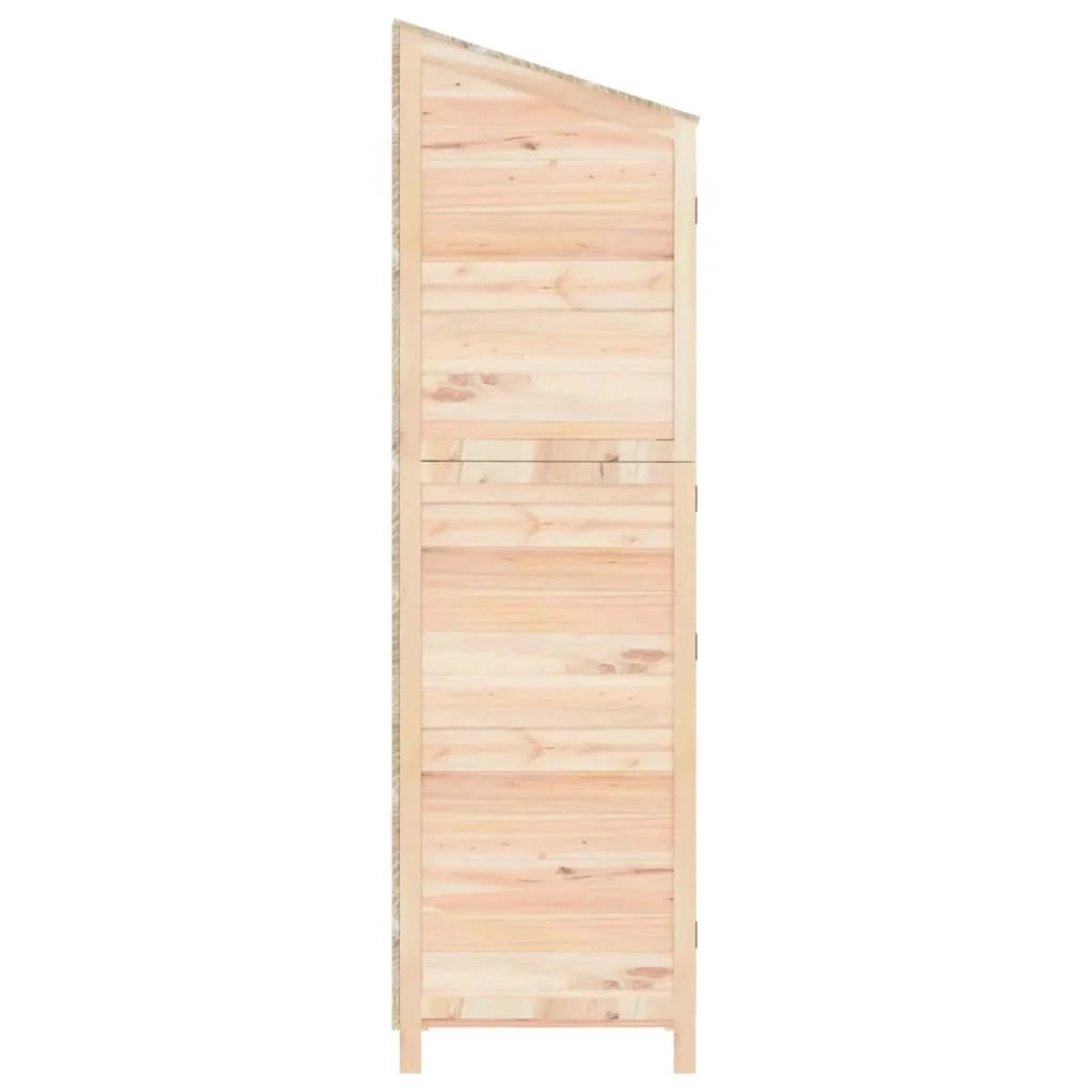 Casetta da giardino 102 x 52 x 174,5 cm in legno massello di abete marrone 02_0044043