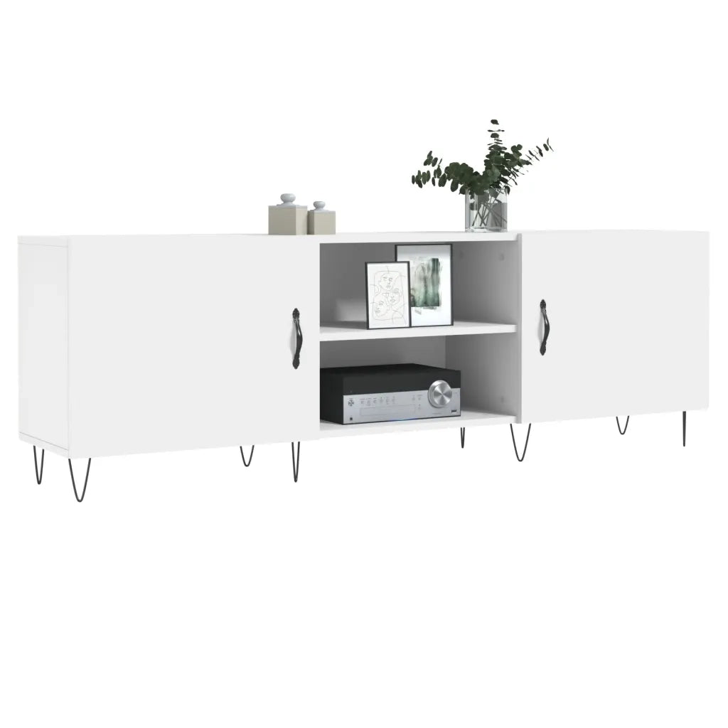 Mobile Porta TV Bianco 150x30x50 cm in Legno Multistratocod mxl 79587