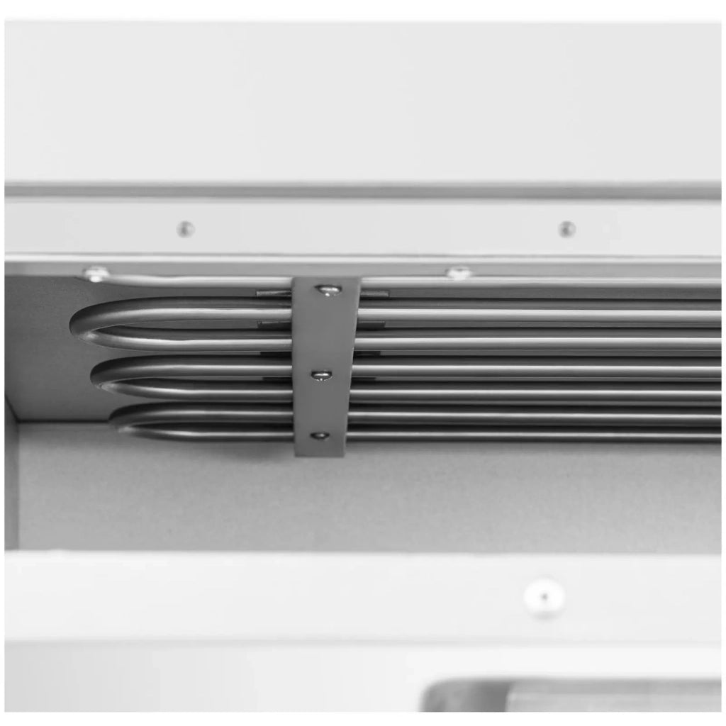 Forno per pizza professionale 1 camera diametro 60 cm porta in vetro acciaio inox vetro argentato 14_0009066