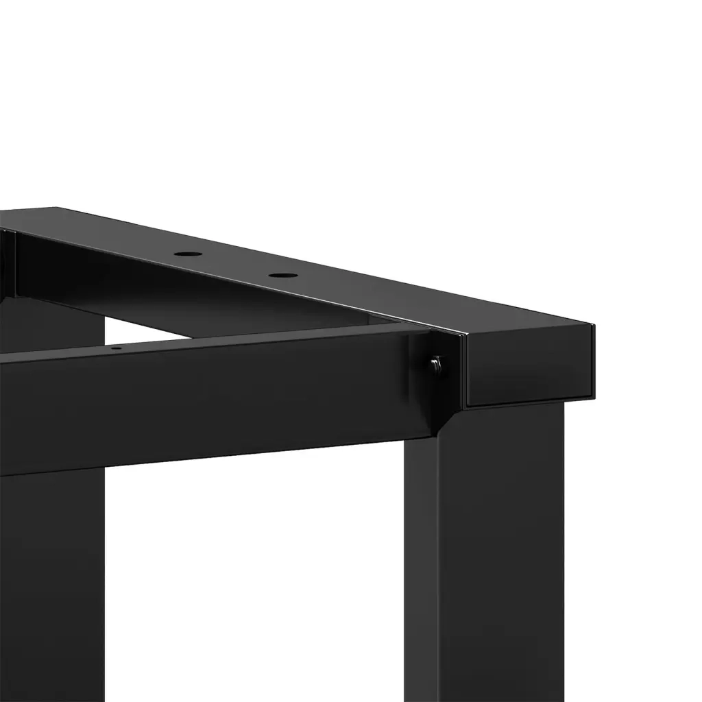 Telaio Gambe a O per Tavolino da Salotto 140x30x43cm in Acciaio