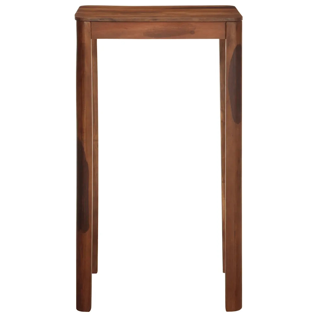Tavolo da Bar 60x60x107 cm in Legno Massello di Acacia 4102370