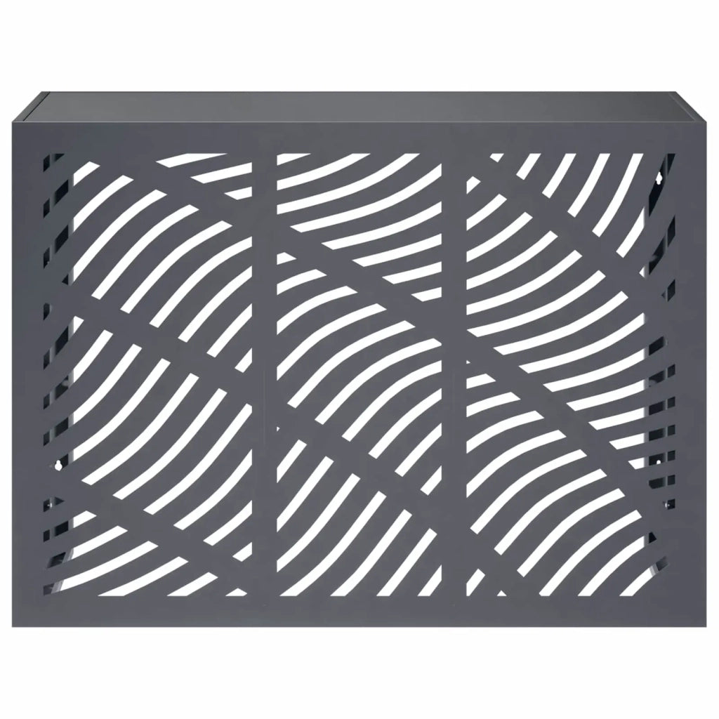 Copertura per condizionatore d'aria Antracite 110 x 50 x 80 cm 8014110