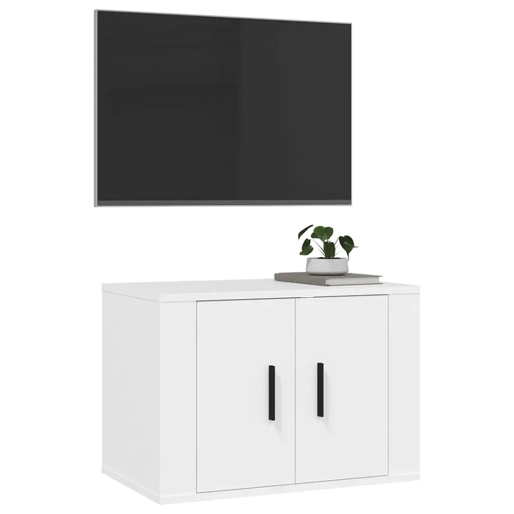 Mobile Porta TV a Parete Bianco 57x34,5x40 cm 816616