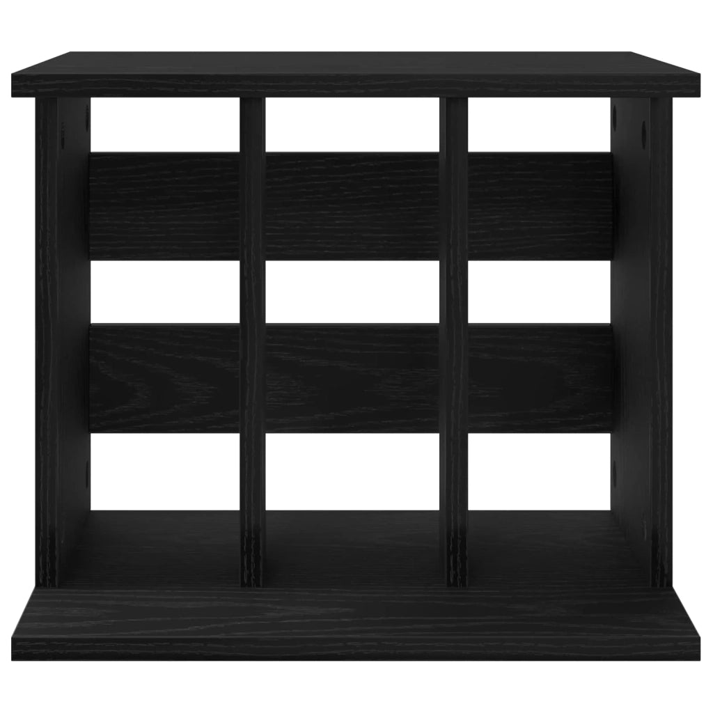 Storage per dischi in vinile Rovere Nero 42 x 33 x 36 cm 8012835
