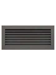 Griglia di ventilazione per camino Grafite - Hide 17x37