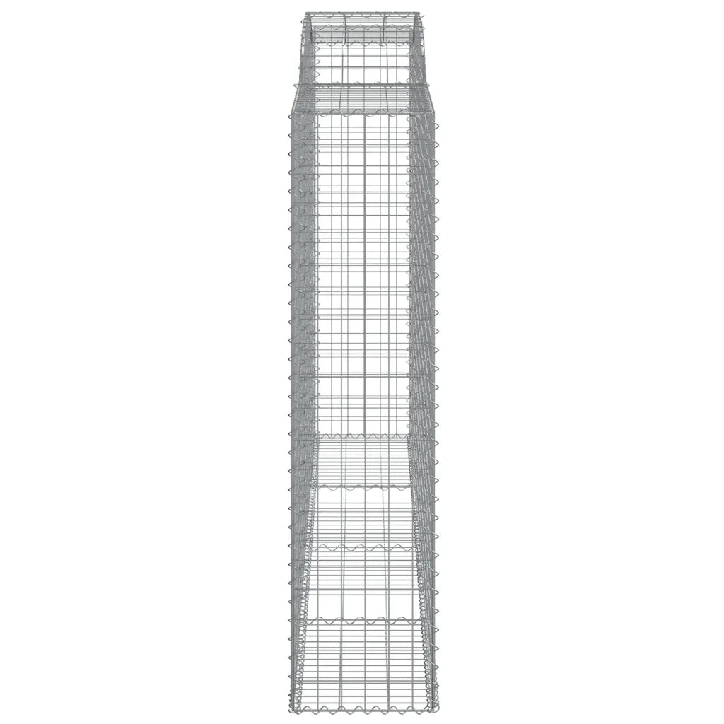 Cesti Gabbioni ad Arco 7 pz 300x50x200/220 cm Ferro Zincato 3146796