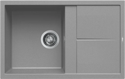 Lavello UNICO 300 79X50 1 vasca + gocciolatoio CEMENTO 48