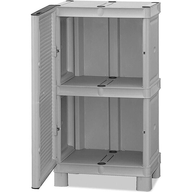 ARMADIO CONCERT DI MEDIA ALTEZZA IN POLIPROPILENE 50 X 39 X 92 CM COLORE GRIGIO