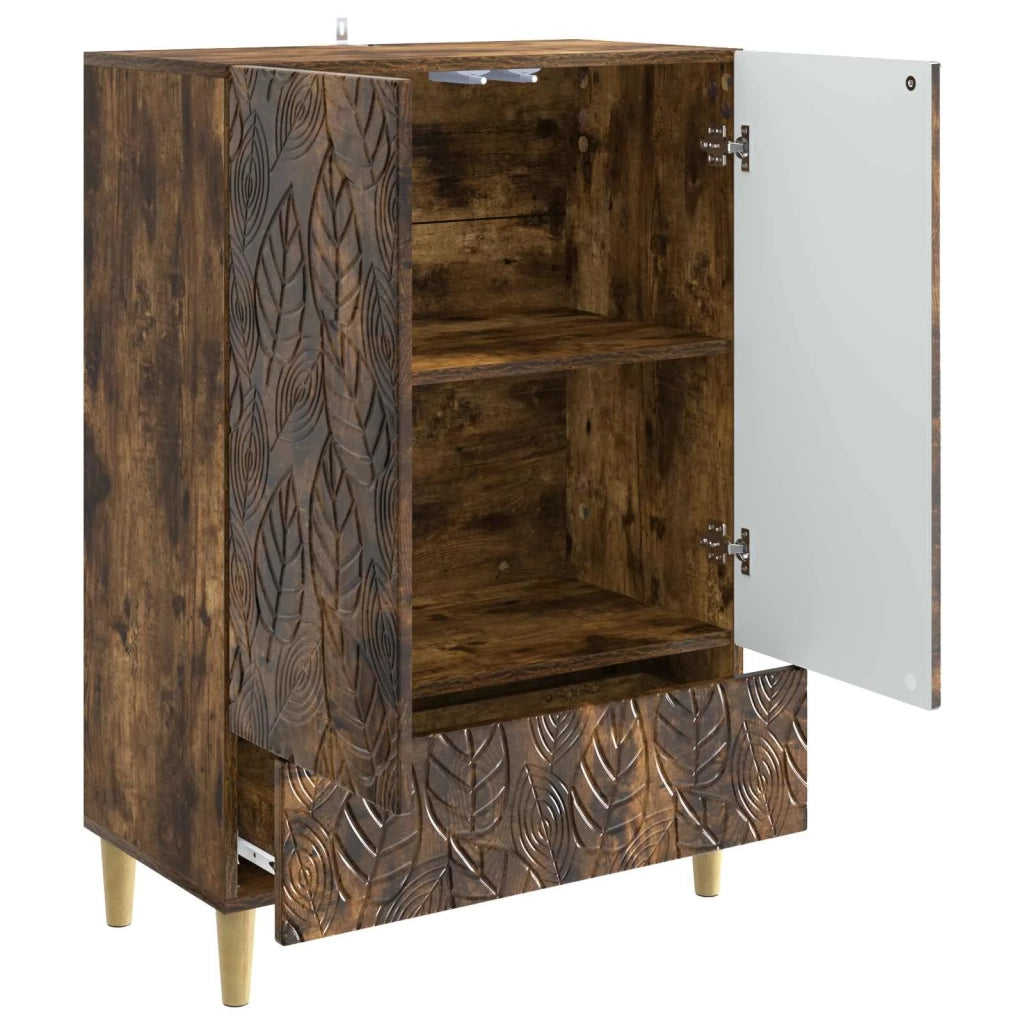 Credenza Rovere Fumo 66 x 34,5 x 95 cm Legno ingegnerizzato 895130