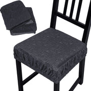 Trade Shop - Set 6 Coprisedia Cuscini Con Fascia Elastica Per Sedie Imbottito Sfoderabile -